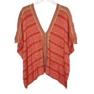 Women's Orange Tunic Top